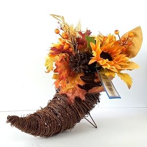 Cornucopia Horn of Plenty Festive Centerpiece